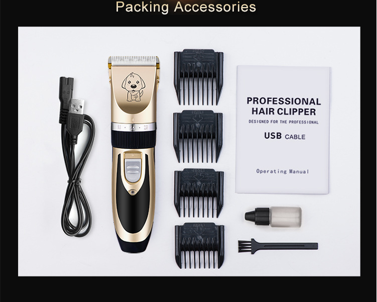 A60 usb draadloze huisdierentondeuse